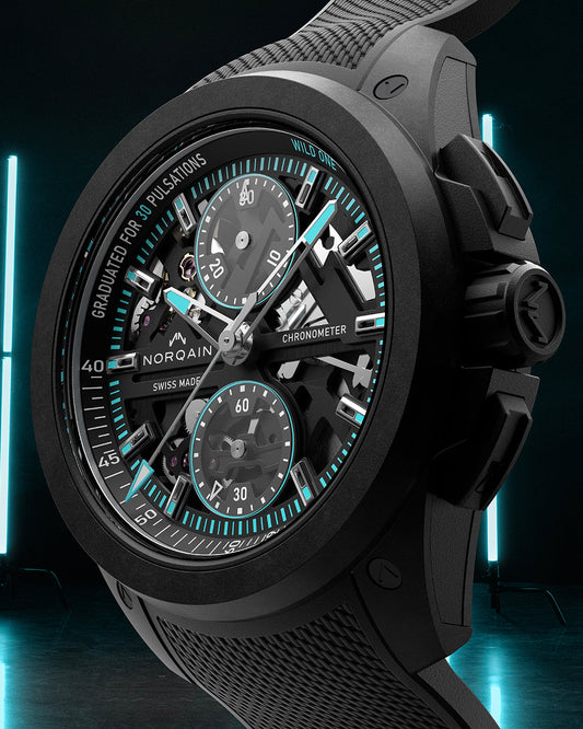 Wild ONE Skeleton Chrono - Black/Turquoise